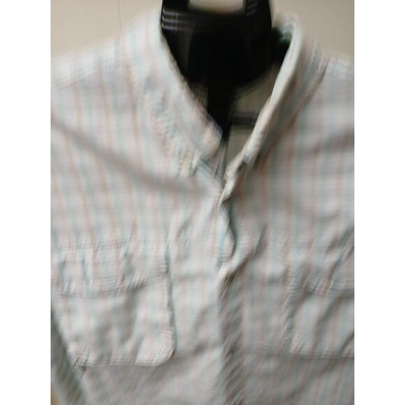 Columbia PFG Vented Shirt Mens L Outdoor Hiking Fishing Button Short Sleeve - Picture 9 of 11